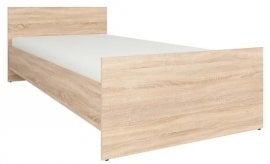 Postelja Nepo Plus - 90x200 cm - Sonoma hrast