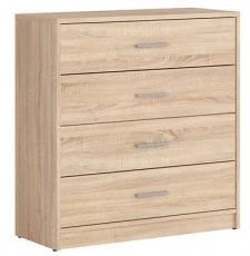 Ozka komoda Nepo Plus - Sonoma hrast