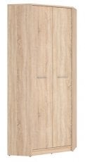 Kotna garderobna omara Nepo Plus - Sonoma hrast