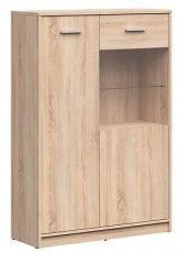 Vitrina Nepo Plus - Sonoma hrast