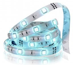 LED osvetlitev za omaro s steklenimi vstavki Koen 2