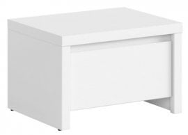 Nočna omarica Kaspian - bela