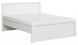 Postelja Kaspian 160/T - 160x200 cm - bela