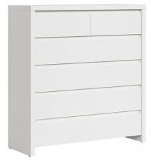 Komoda s šestimi predali Kaspian - bela