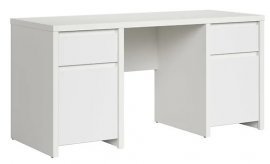 Široka pisalna miza Kaspian - bela