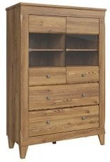 Vitrina z dvema predaloma Bergen