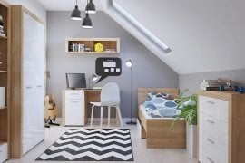 Dnevna soba in spalnica Balder