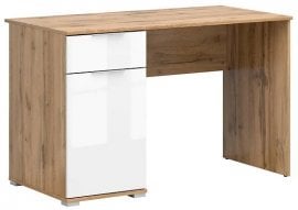 Pisalna miza Zele - Hrast wotan/bela sijaj