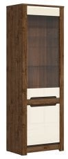 Vitrina Russo 69 cm - aprilski hrast/perla sijaj