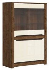 Široka vitrina Russo - Aprilski hrast/perla sijaj