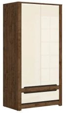 Garderobna omara Russo - Aprilski hrast/perla sijaj