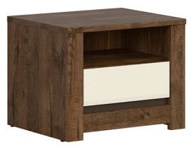 Nočna omarica Russo - Aprilski hrast/perla sijaj