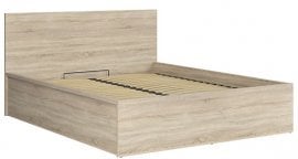 Postelja Tetrix B - 160x200 cm - Sonoma hrast