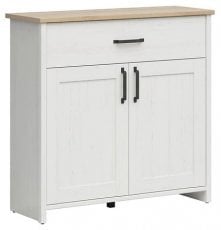 Komoda dvovratna s predalom Loksa