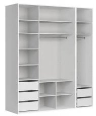 Garderobna omara z odprtimi policami Flex Set №106