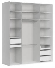 Garderobna omara z odprtimi policami Flex Set №110