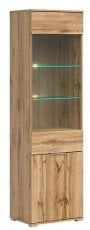 Vitrina dvovratna Zele - Hrast wotan