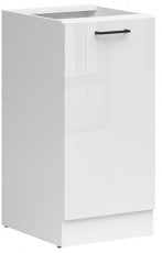 Spodnja omara Junona Line desna - bela/kreda sijaj - 40 сm