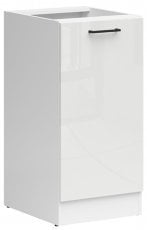 Spodnja omara Junona Line desna - bela/kreda sijaj - 50 сm