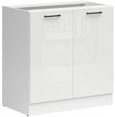 Spodnja omara Junona Line - bela/kreda sijaj - 60 сm