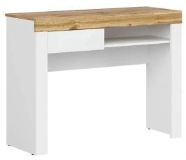 Toaletna mizica Holten - Bela/wotan hrast/bela sijaj