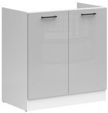 Omara za pomivalno korito Junona Line - bela/svetlo siv sijaj - 80 cm