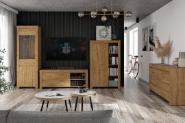 Dnevna soba in spalnica Holten - Hrast waterford