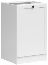 Spodnja omara Junona Line desna - bela - 50 cm