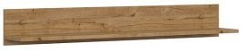 Široka stenska polica Holten - Hrast waterford