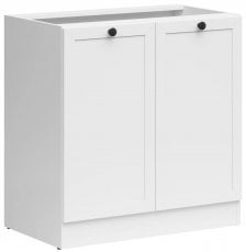 Spodnja omara Junona Line - bela - 80 cm