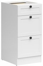 Spodnja omara s predali Junona Line - bela - 40 cm