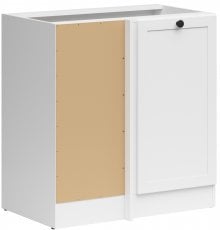 Spodnja kotna omara Junona Line leva- bela - 100 cm