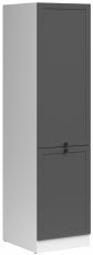 Visoka kuhinjska omara Junona Line desna - bela/grafit
