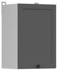 Zgornja omara Junona Line - bela/grafit - 40 cm