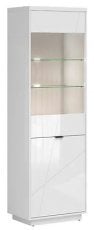 Vitrina Forn - Bela sijaj/bela visok sijaj