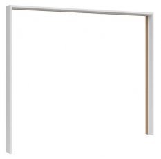 Okvir za garderobno omaro z drsnimi vrati Forn - Bela sijaj