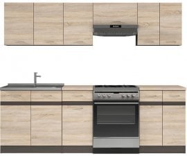 Kuhinjski sestav Junona Line - wenge/sonoma hrast