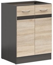 Spodnja omara Junona Line - wenge/sonoma hrast - 60 cm