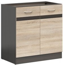 Spodnja omara Junona Line - wenge/sonoma hrast - 80 cm