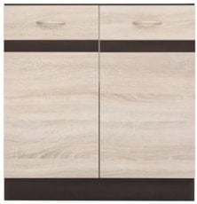 Omara za pomivalno korito Junona Line - wenge/sonoma hrast - 80 cm