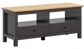 TV komoda Hesen - Grafit/artisan hrast