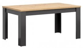 Raztegljiva jedilna miza Hesen - Grafit/artisan hrast