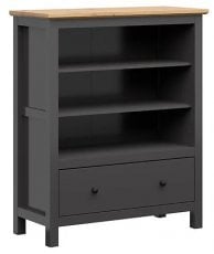 Regal Hesen - Grafit/artisan hrast