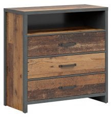 Komoda s tremi predali Weston - Starinski bor/Matera