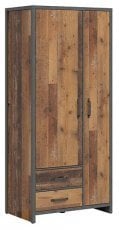 Garderobna omara Weston - Starinski bor/Matera