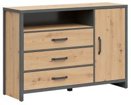 Komoda Weston - Artisan hrast/Matera