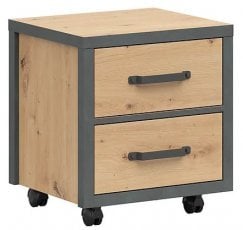 Mobilna omarica Weston - Artisan hrast/Matera