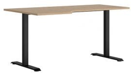 Leva kotna pisalna miza Space office - 160 cm