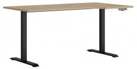 Desna kotna nastavljiva pisalna miza Space office - 160 cm