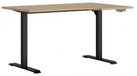 Desna kotna nastavljiva pisalna miza Space office - 140 cm